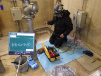 某所にて汚水中継ポンプ場の清掃作業を行いました！