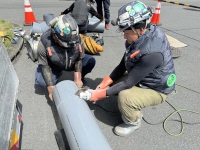 某所にて地下排水設備の管路清掃及び修繕工事を行いました！