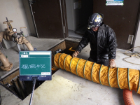 某所にて汚水中継ポンプ場の清掃作業を行いました！