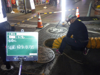 某所にて大口径下水管きょ清掃作業を行いました！