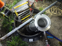 某所にて大口径下水管きょの修繕作業を行いました！