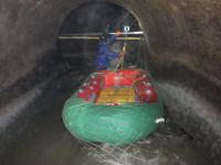 某所にて大口径下水管きょの修繕作業を行いました！