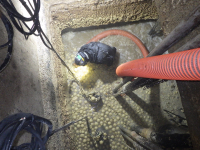 某所にて汚水中継ポンプ場の清掃作業を行いました！