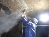 某所にて大口径下水管きょの修繕作業を行いました！