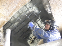 某所にて大口径下水管きょの修繕作業を行いました！